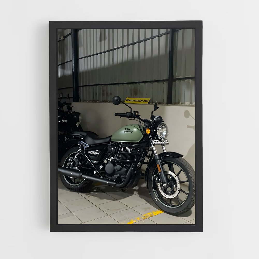 Poster Météore Éblouissant – affiche Royal Enfield (vue 2)